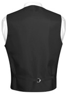 Men's Dress Vest & NeckTie Solid EGGPLANT PURPLE Color Neck Tie Set for Suit Tux
