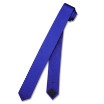 Royal Blue Extra Skinny Neck Tie | Mens Extra Skinny Silk NeckTies