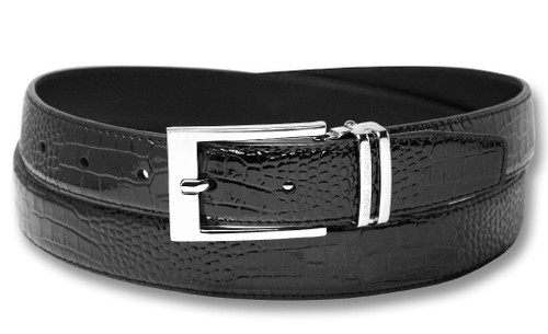 croc skin belt