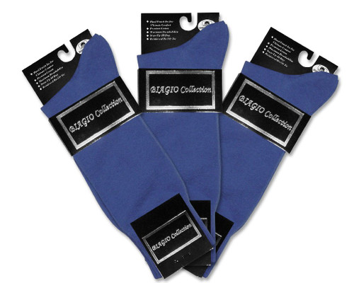 Royal Blue Mens Dress Socks | 3 Pairs Of Mens Dress Socks