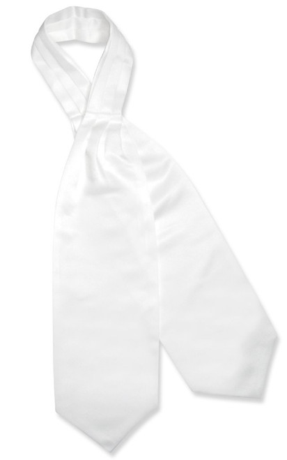 Cravate Ascot Vesuvio Napoli En Polyester - élégante Et Blanche, Pour Un Look Raffiné