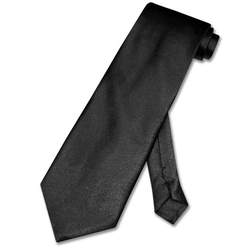Covona NeckTie Solid BLACK Color Men's Neck Tie