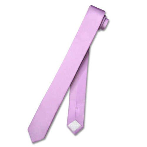 Violet Light Purple Extra Skinny Neck Tie | Mens Skinny Silk NeckTies