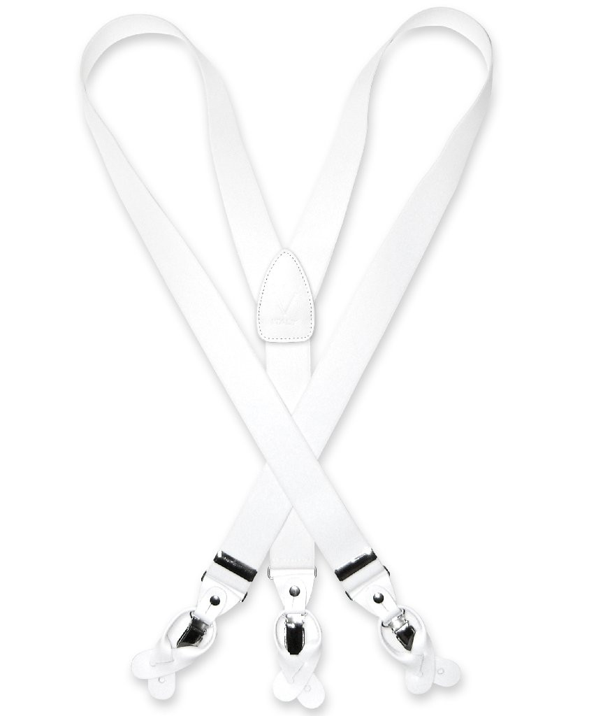 Men'S Red Suspenders For Men Y Shape Back Elastic Button & Clip Convertible main image 0