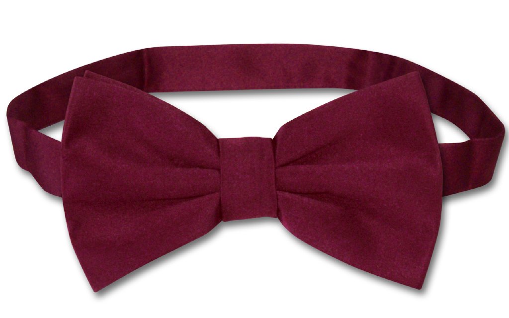 Mens Burgundy Vest And Bow Tie Mens Vest And Bow Tie Set