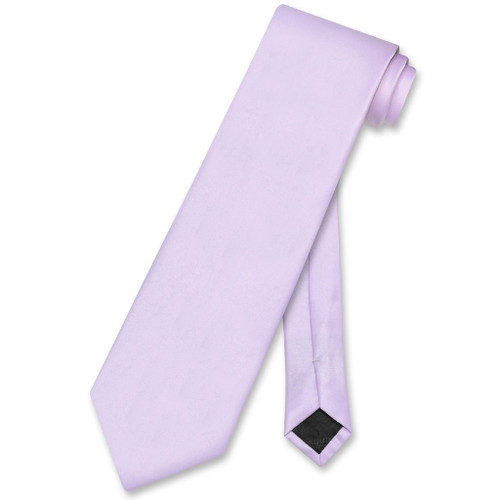 Lavender Purple Mens NeckTie | Vesuvio Napoli Solid Color Neck Tie