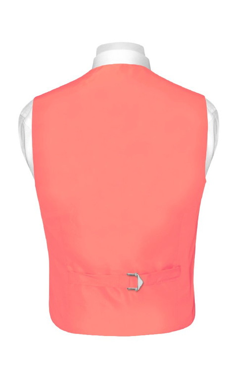 Boys Coral Pink Tie | Boys Coral Pink Dress Vest And Neck Tie Set