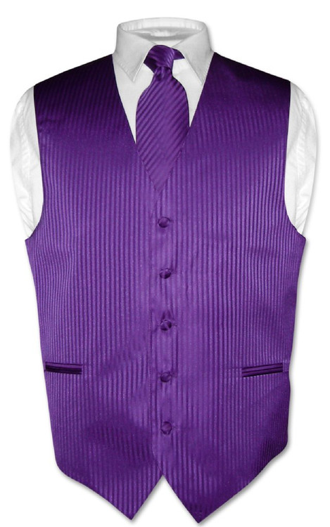 purple dress shirt with vest Amazon.com: Men's Purple Shirt and Black Vest Pants Suit with Hat Halloween Outfit(Small) : Clothing, Shoes & Jewelry
