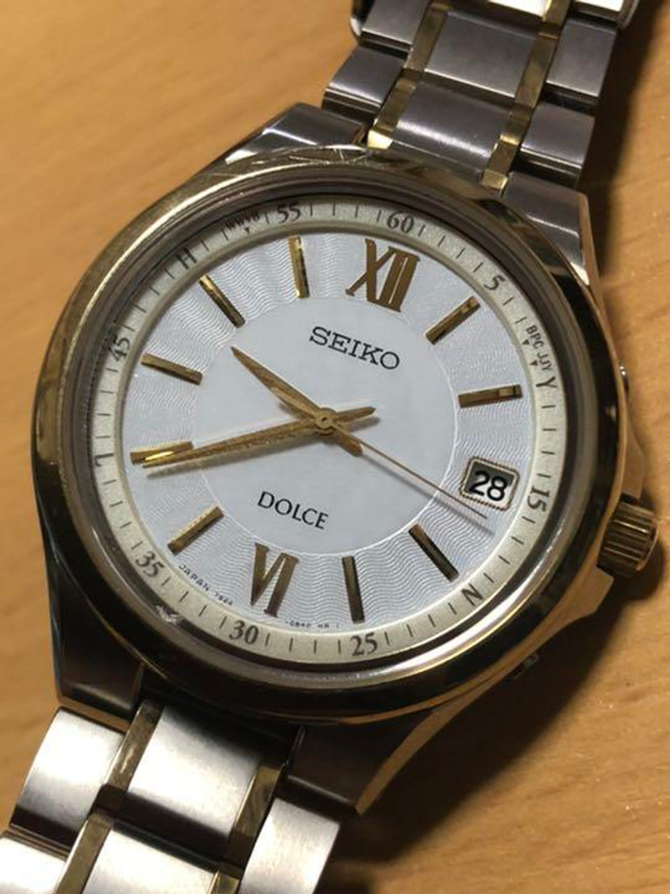 Seiko Dolce SADZ136 7B24-0AX0 Titanium Radio Wave Control Date