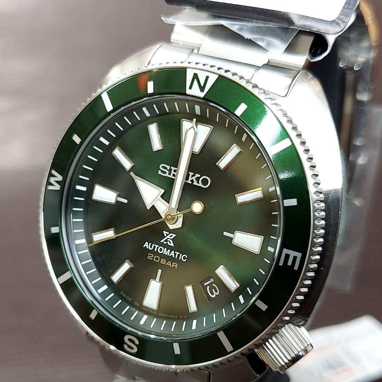 Seiko Prospex SBDY111 Date Stainless Steel 20 Bar Green Automatic Mens  Watch - Japan Pre-owned Vintage