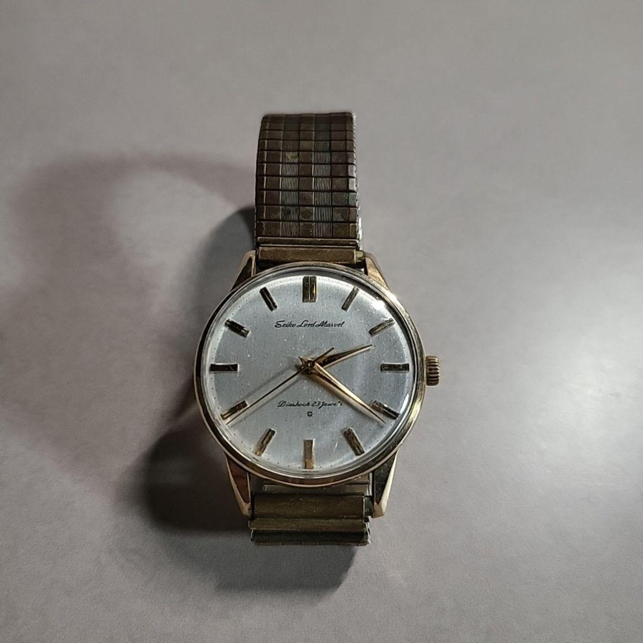 Seiko Lord Marvel Vintage Overhaul 23 Jewels K18 Manual Winding