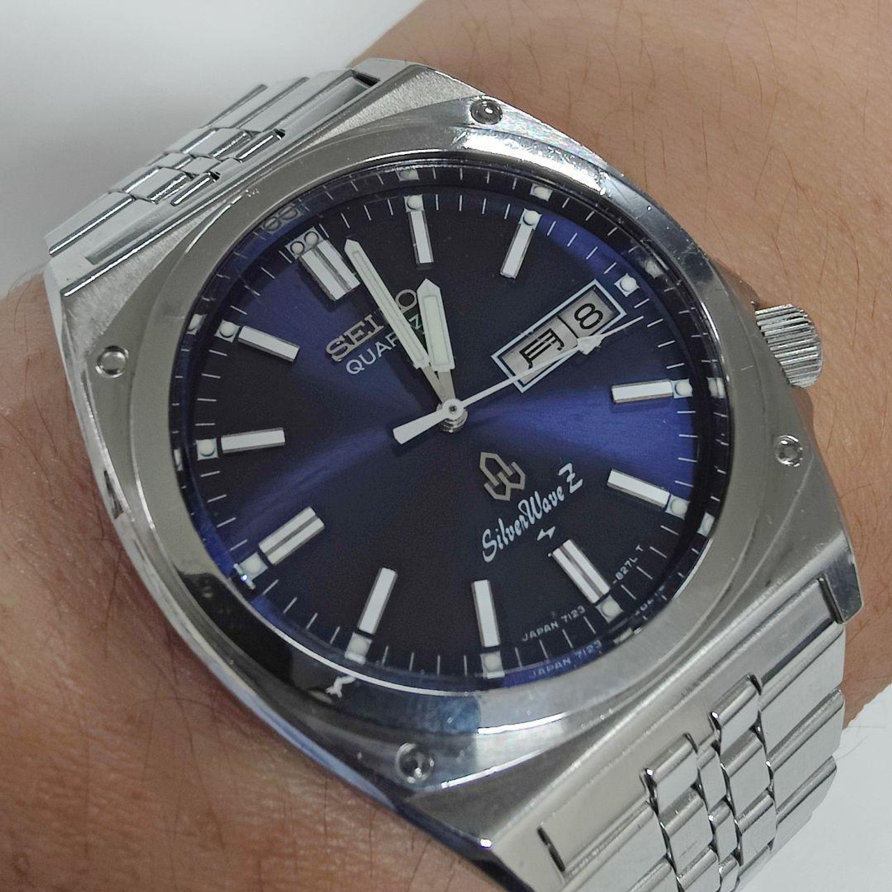 SEIKO SILVER WAVE Z 7123-8250 MENSクォーツ - 腕時計(アナログ)