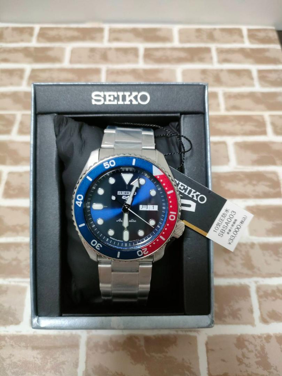 Seiko 5 Sports SBSA003 Cal.4R36 Day Date Box ST.Steel