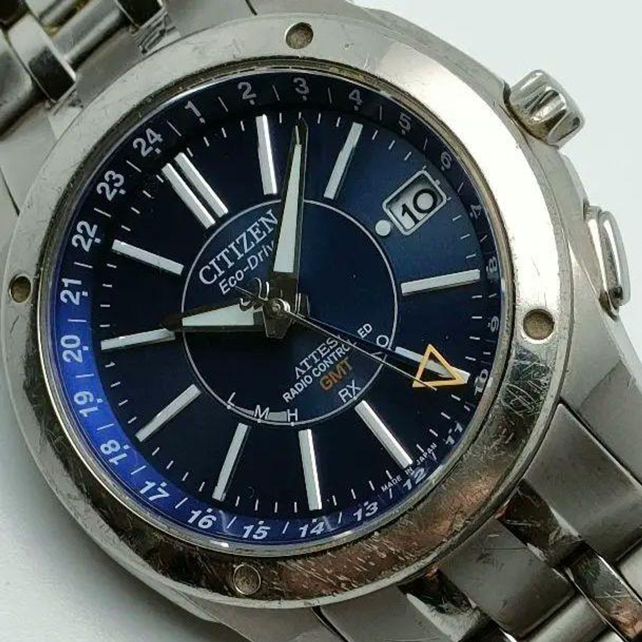 CITIZEN シチズン アテッサGMT H116-T012612 メンズソーラー電波 ...