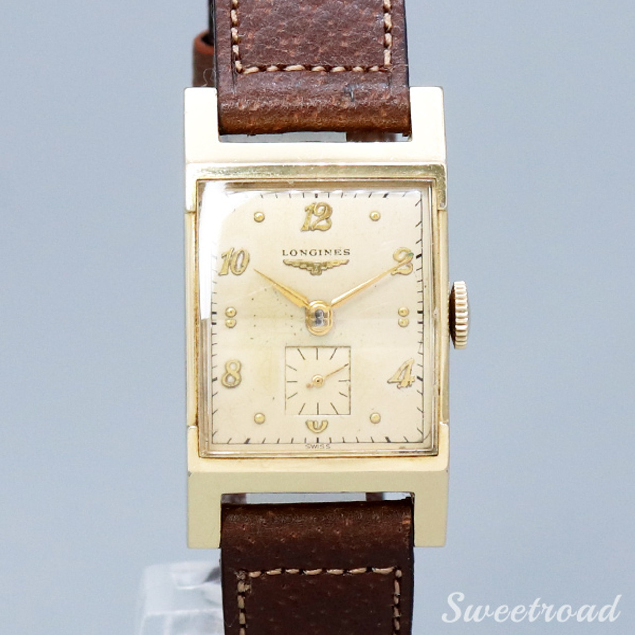 Longines 10KGF Cal.6312 Vintage 1950s Manual Hand Wind Authentic