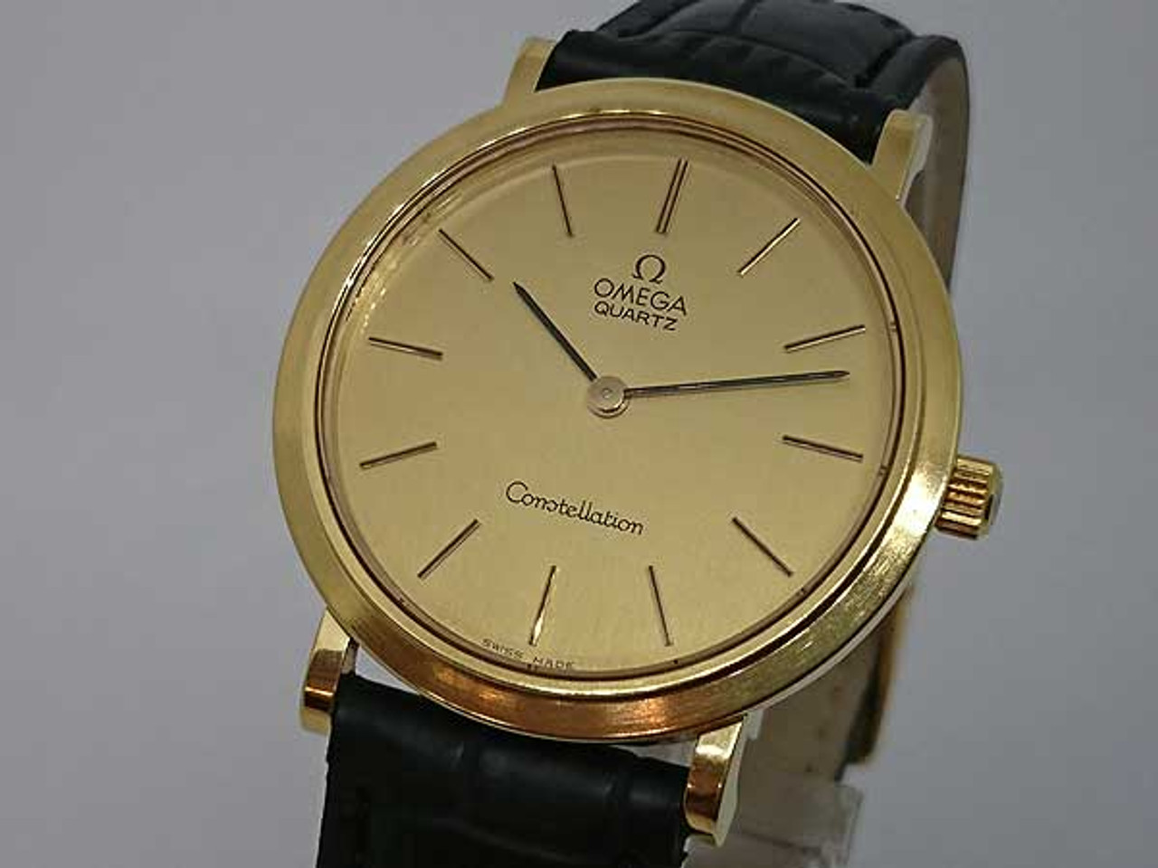 omega constellation quartz mens watch