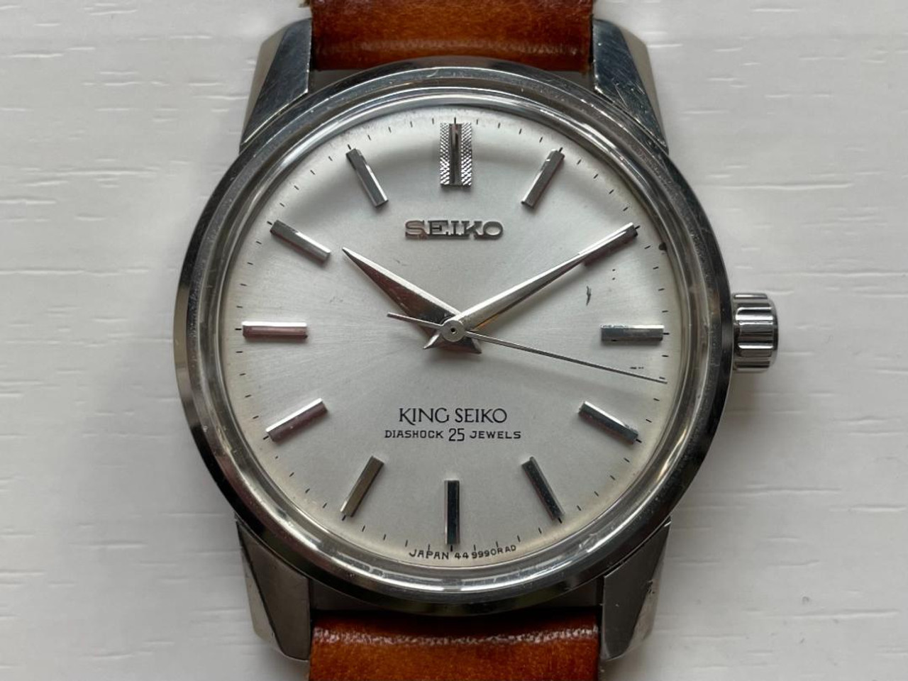 Seiko King Seiko 44-9990 Overhaul 25 Jewels Vintage Manual Winding Mens ...