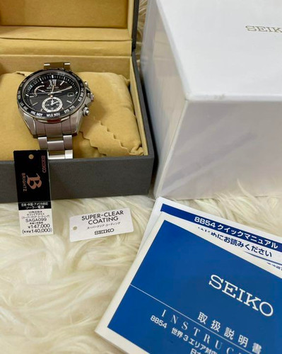 Seiko Brightz SAGA099 Titanium Chronograph Radio Wave Control