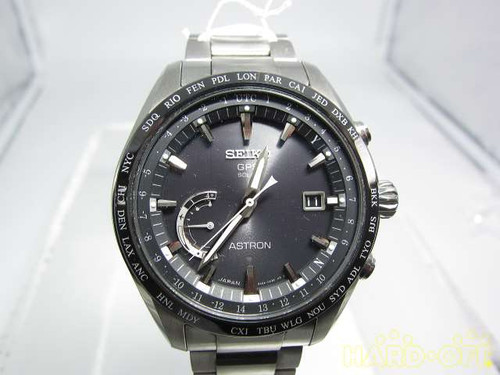 Seiko Astron SBXB085 Titanium Ceramic Solar Mens Watch Authentic