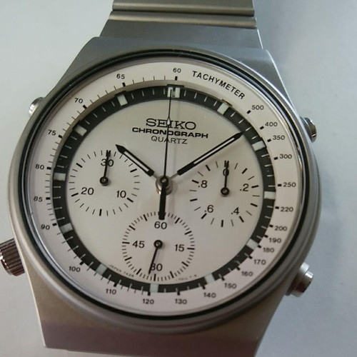 Seiko Speed Master Cal.7A28 Vintage New Old Stock Chronograph Quartz ...