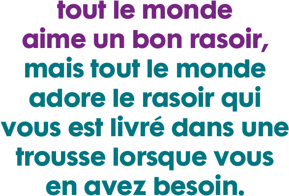 joy gives you a great shave so you can get on to more important things