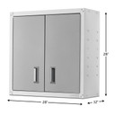 Gladiator® Armoire murale GearBox à porte pleine longueur prête à assembler GAWG28FVEW