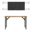 Gladiator® Armoire murale GearBox à porte pleine longueur prête à assembler GAWG28FDESG
