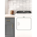 Whirlpool® Sécheuse au gaz à chargement vertical avec détection d’humidité - 7 pi cu WGD6150PW