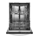 Whirlpool® Lave-vaisselle affleurant aux armoires en noir avec 3ᵉ panier - 44 dBA WDT550SAPW