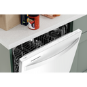 Lave-vaisselle à grande capacité avec panier supérieur profond Whirlpool® WDT740SALW