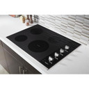 Whirlpool® Table de cuisson électrique en vitrocéramique avec élément radiant double - 30 po WCE55US0HS