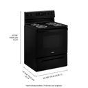 Cuisinière électrique avec fonction garder au chaud - 4.8 pi cu Whirlpool® YWFC150M0JB