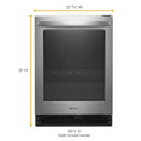 Whirlpool® Centre de rafraîchissement sous le comptoir - 24 po - 5.2 pi cu WUB50X24HZ