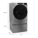 Laveuse à chargement frontal avec cycle de lavage rapide - 5.8 pi cu Whirlpool® WFW6605MC