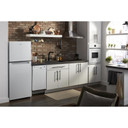Whirlpool® Réfrigérateur à congélateur supérieur - 24 po - 11.6 pi cu WRT112CZJW