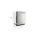 Maytag® Lave-vaisselle à commandes dissimulées avec filtration à puissance double et cycle intensif PowerBlast® MDB4949SKZ