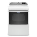 Sécheuse intelligente électrique à chargement vertical avec bouton extra power - 7.4 pi cu Maytag® YMED6230HW