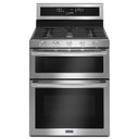 Maytag® Cuisinière au gaz à four double avec convection véritable - 30 po - 6 pi cu MGT8800FZ