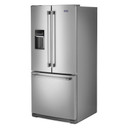 Maytag® Réfrigérateur à portes françaises avec distributeur d’eau extérieur - 30 po - 20 pi cu MFW2055FRZ