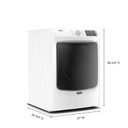 Maytag® Sécheuse électrique avec fonction Extra Power et cycle de séchage rapide - 7.3 pi cu YMED5630HW
