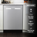 Lave-vaisselle à commandes dissimulées et filtration à puissance double Maytag® MDB7959SKZ