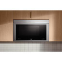 Kitchenaid® Four à micro-ondes à hotte intégrée multifonctions avec modes de capteurs à infrarouges YKMMF730PPS