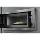 Kitchenaid® Four à micro-ondes à hotte intégrée à profil bas de 900 watts avec trousse de garniture étroite YKMBT5011KS
