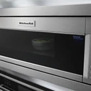 Kitchenaid® Four à micro-ondes à hotte intégrée à profil bas de 900 watts avec trousse de garniture étroite YKMBT5011KS