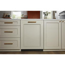 Kitchenaid® Lave-vaisselle à deux paniers prêt pour le panneau de recouvrement affleurant avec système de séchage à porte entrouverte - 44 dBA KDTF324PPA
