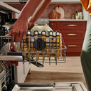 Kitchenaid® Lave-vaisselle à deux paniers prêt pour le panneau de recouvrement affleurant avec système de séchage à porte entrouverte - 44 dBA KDTF324PPA