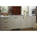 Kitchenaid® Lave-vaisselle à deux paniers prêt pour le panneau de recouvrement affleurant avec système de séchage à porte entrouverte - 44 dBA KDTF324PPA