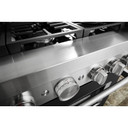 Cuisinière commerciale intelligente au gaz KitchenAid®, 6 brûleurs, 36 po KFGC506JBK