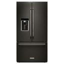 Kitchenaid® Réfrigérateur à portes françaises à profondeur de comptoir avec fini PrintShield™ - 23.8 pi cu - 36 po KRFC704FBS