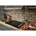 Kitchenaid® Table de cuisson électrique avec 5 éléments et boutons de commande - 30 po KCES550HSS